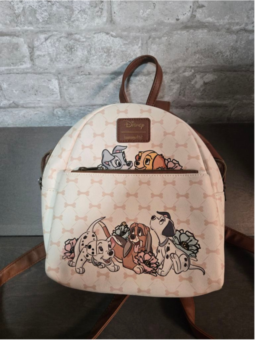 Women's Loungefly Disney Lady and the Tramp Mini Backpack White One Size